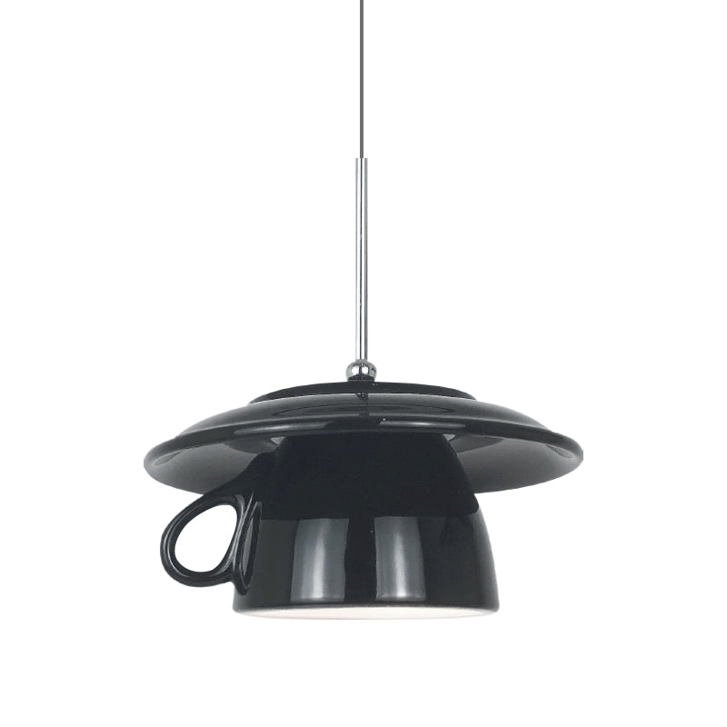Valentina Modern Cup Ceramic LED Pendant Light Bedroom