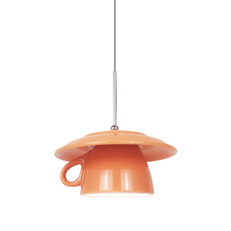 Valentina Modern Cup Ceramic LED Pendant Light Bedroom