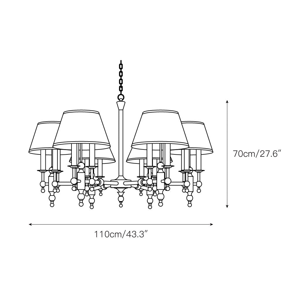 Comarion Vintage Traditional Chandelier - Letslighting