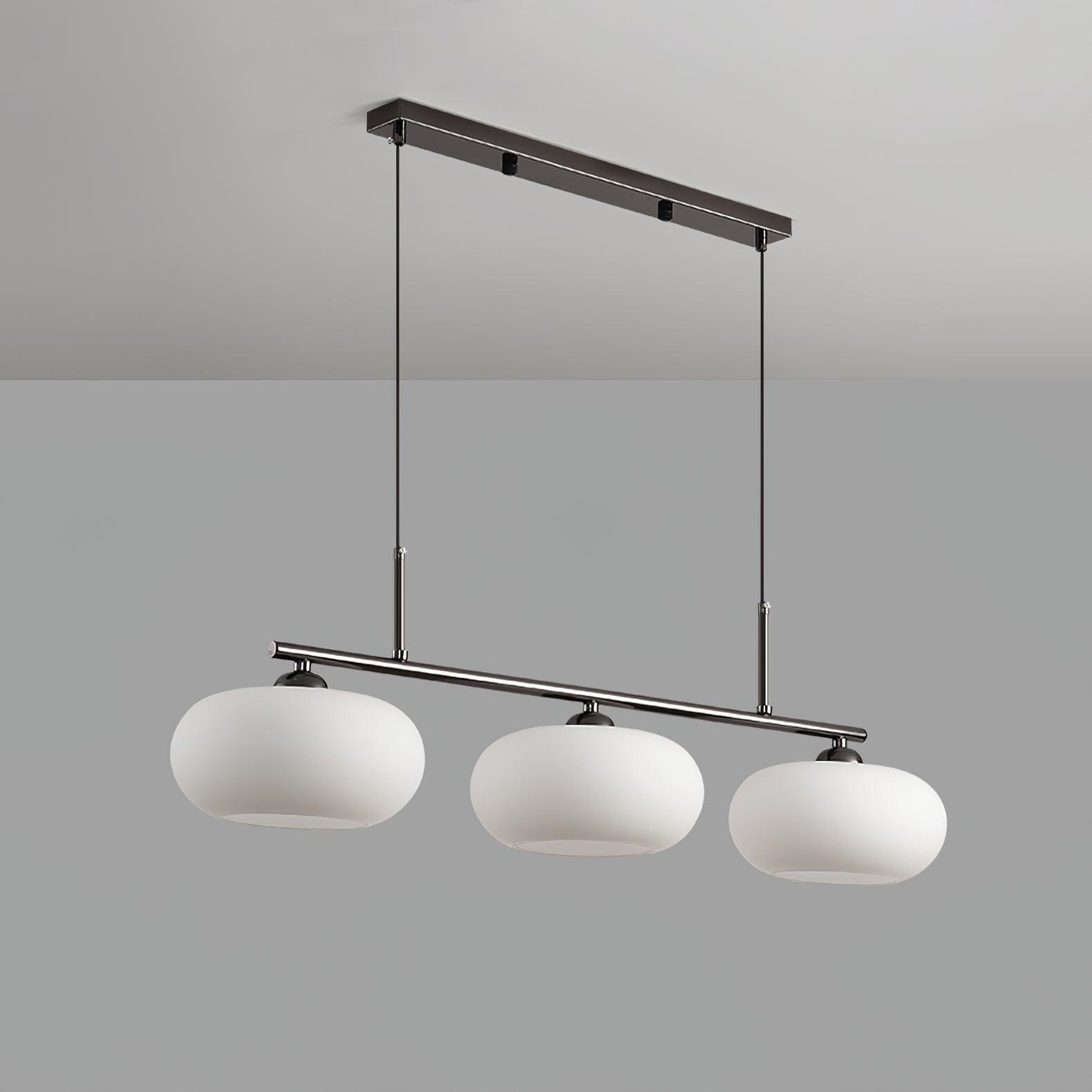 Lustra Pendant Lamp 3-Light Globe Shaped Linear - Letslighting