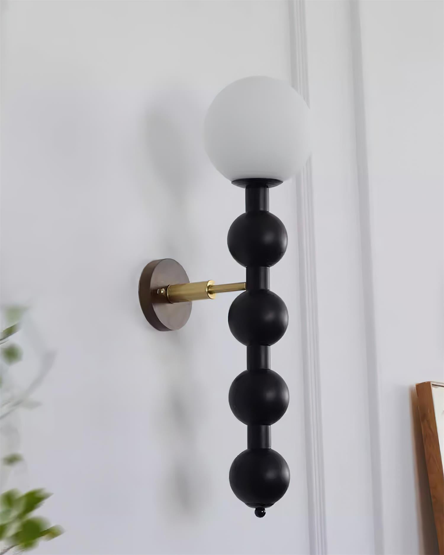 Wall Lamp Gourd in Wood and Glass Modern Style - Letslighting
