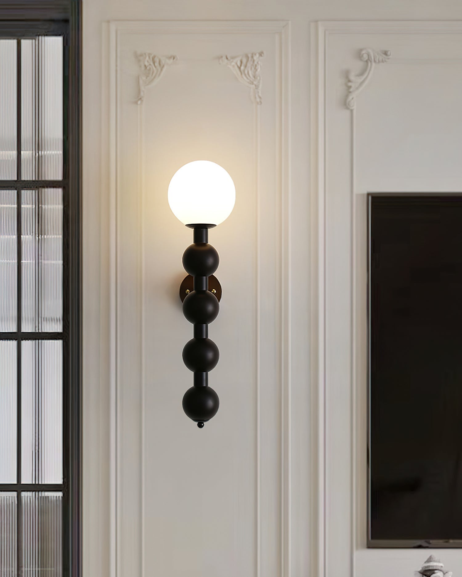 Wall Lamp Gourd in Wood and Glass Modern Style - Letslighting