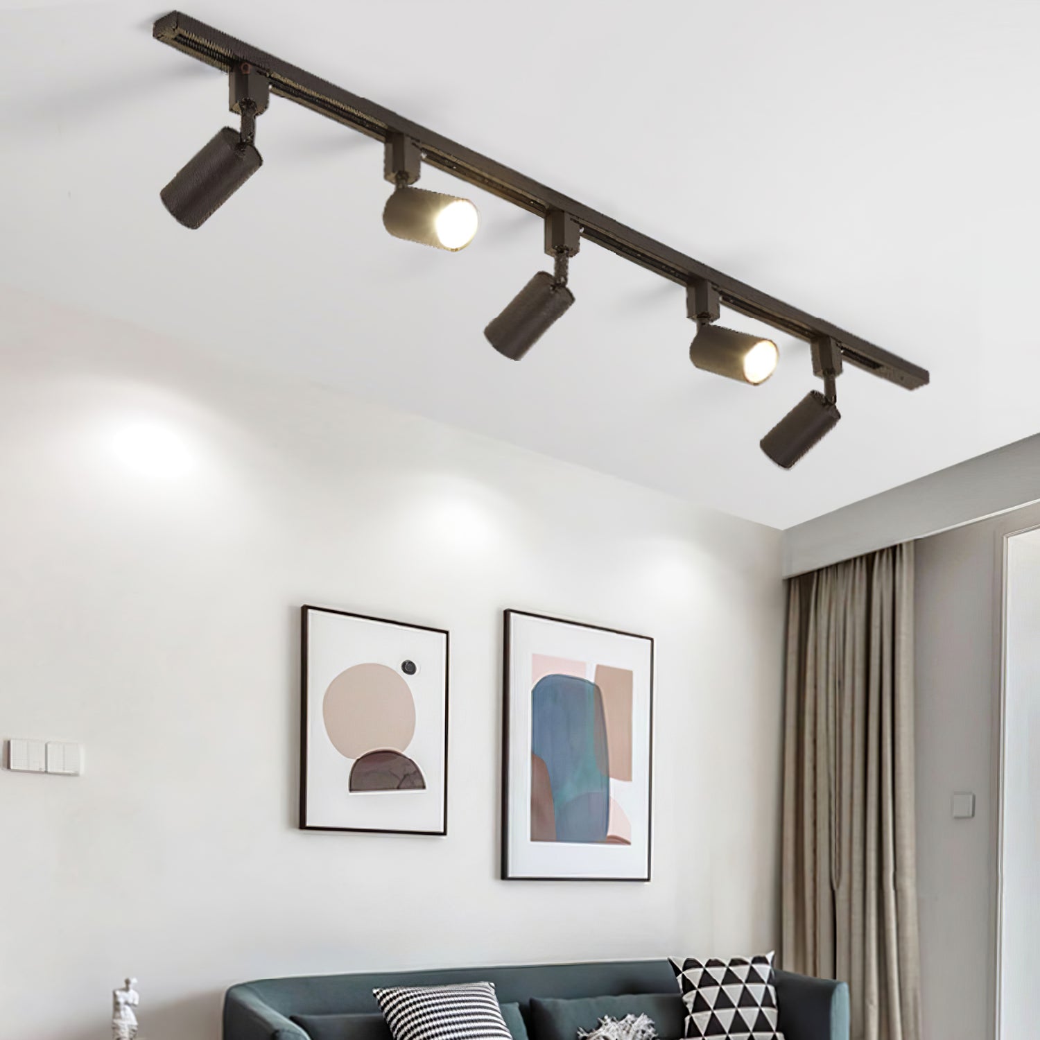 Solara Ceiling Lamp Sleek Cylinder Track with Minimalist - Letslighting