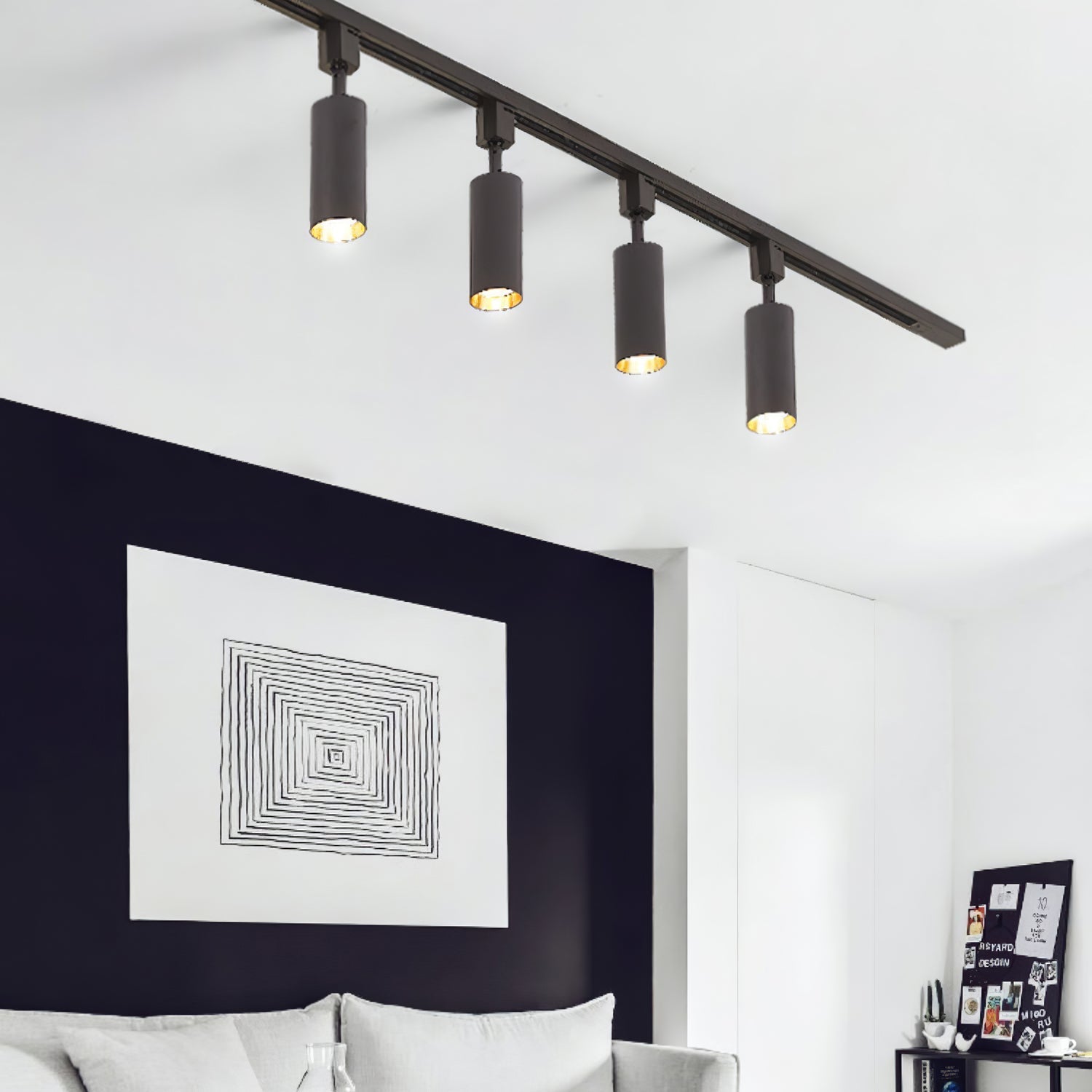 Solara Ceiling Lamp Sleek Cylinder Track with Minimalist - Letslighting