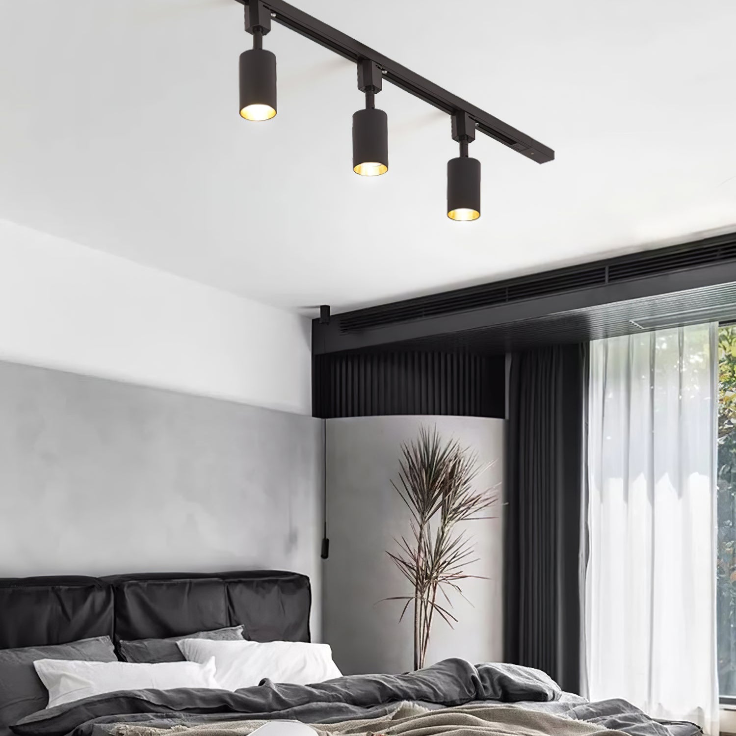 Solara Ceiling Lamp Sleek Cylinder Track with Minimalist - Letslighting