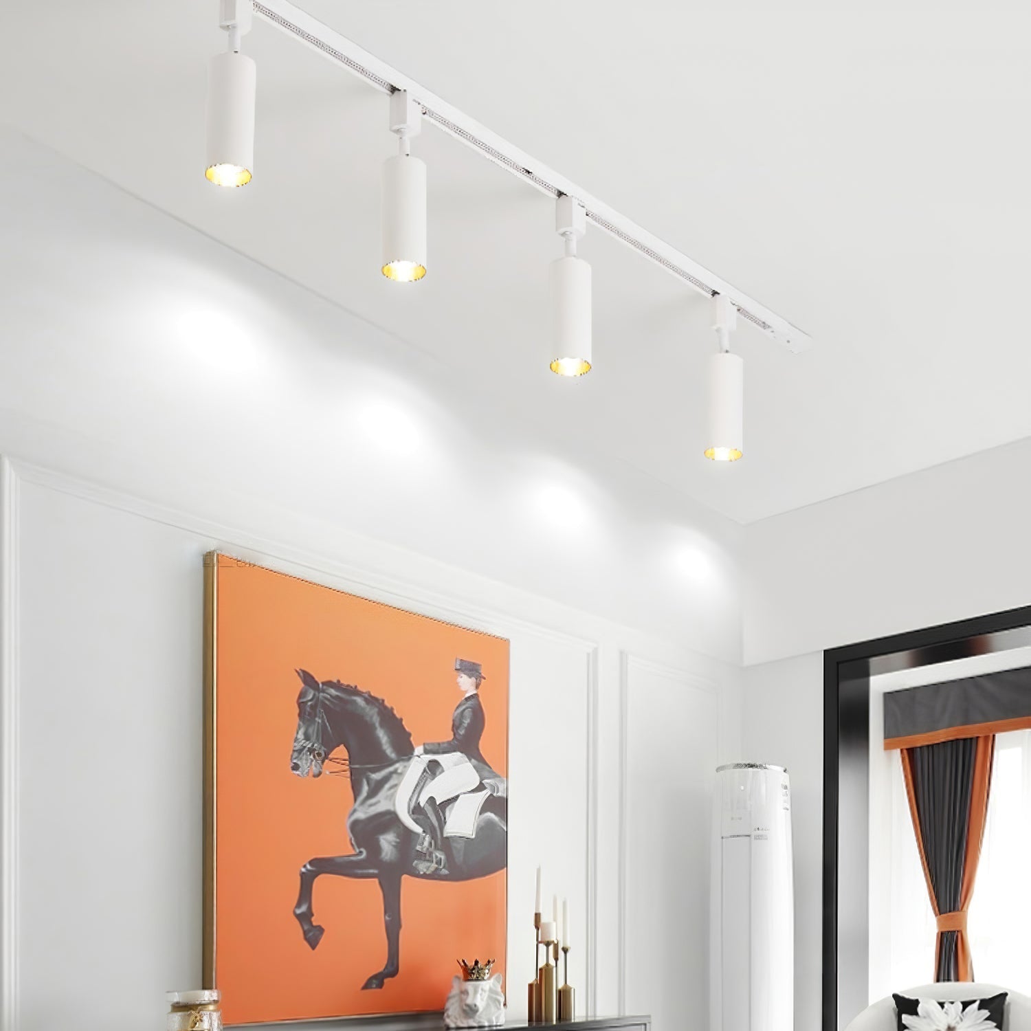 Solara Ceiling Lamp Sleek Cylinder Track with Minimalist - Letslighting