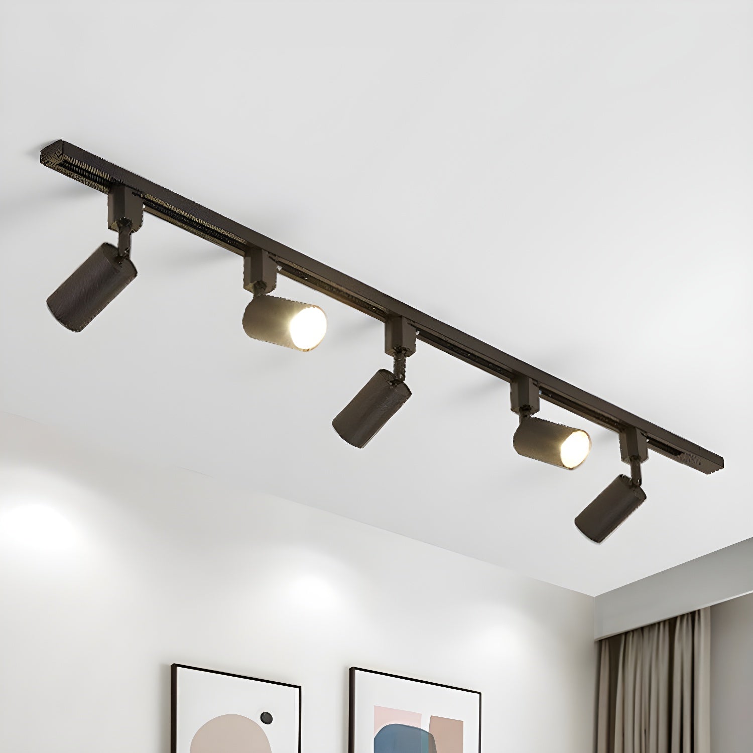 Solara Ceiling Lamp Sleek Cylinder Track with Minimalist - Letslighting