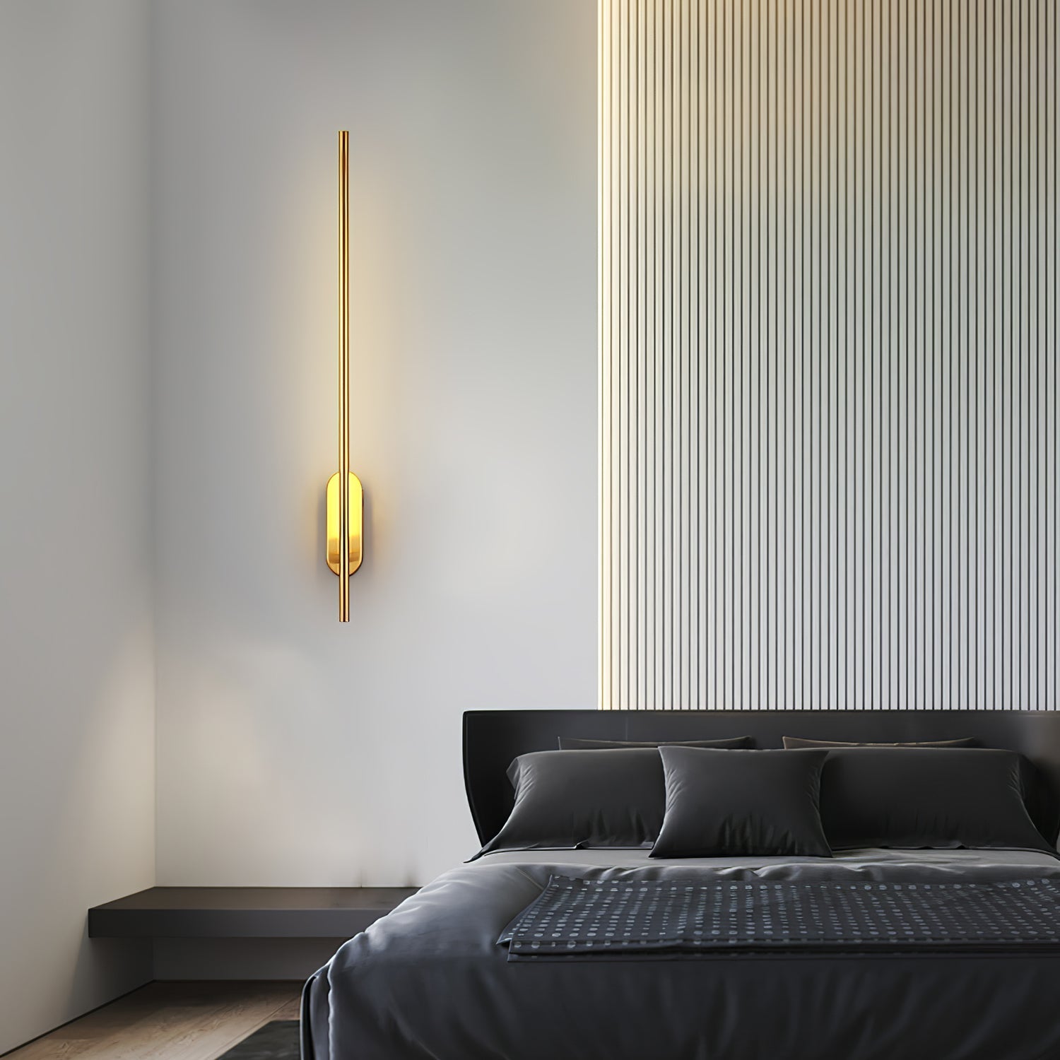 Marissa Applique Murale Bâton Laiton - Neutralighting