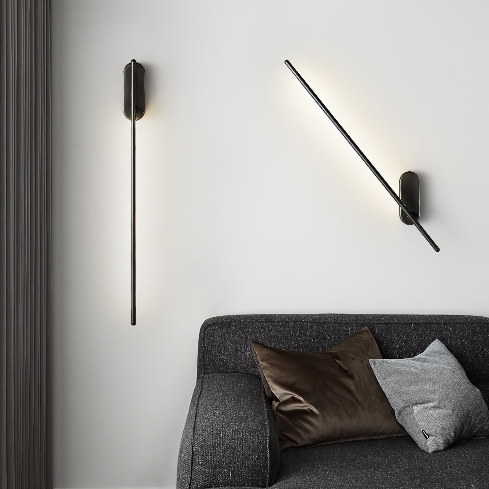 Marissa Applique Murale Bâton Laiton - Neutralighting