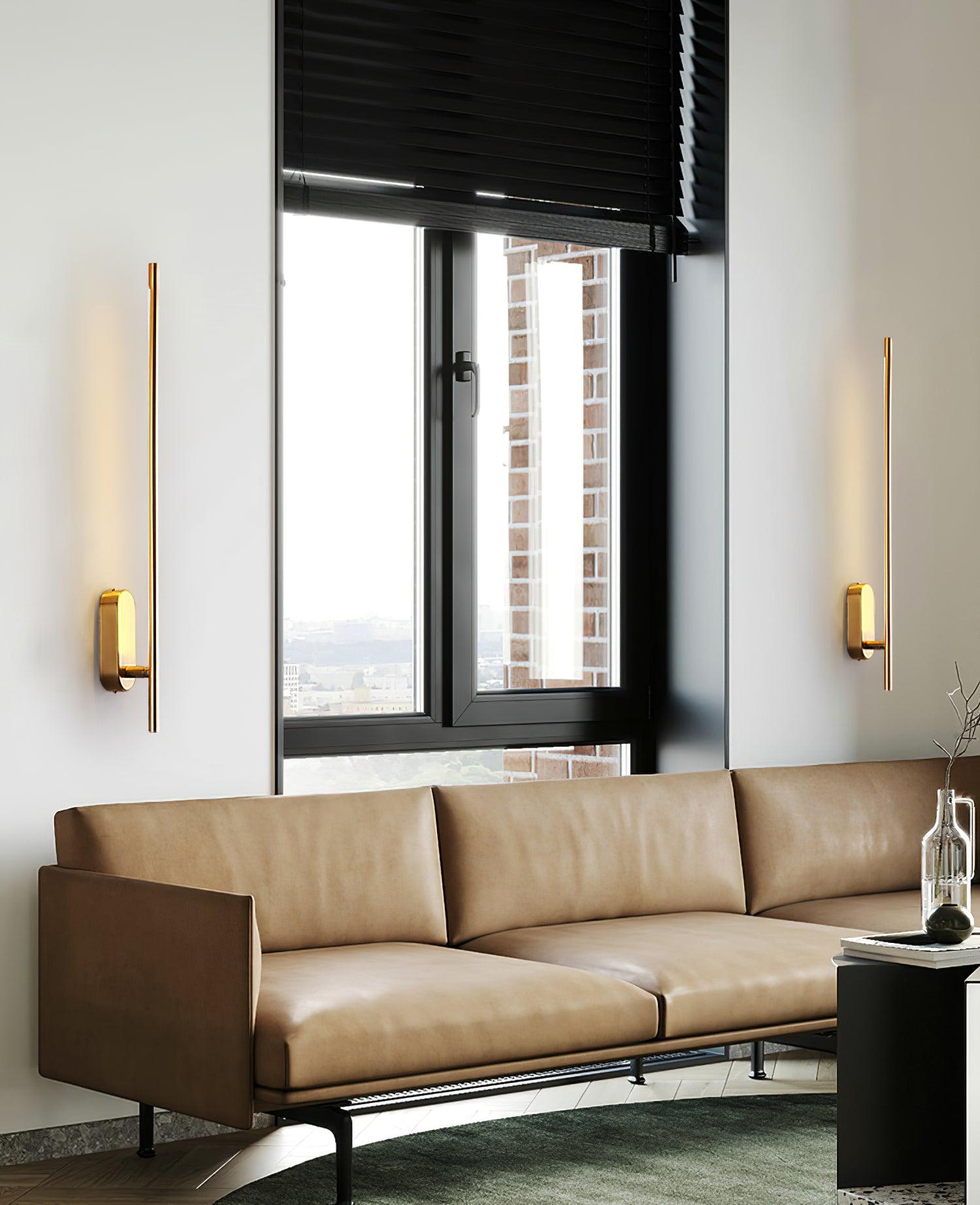 Marissa Applique Murale Bâton Laiton - Neutralighting