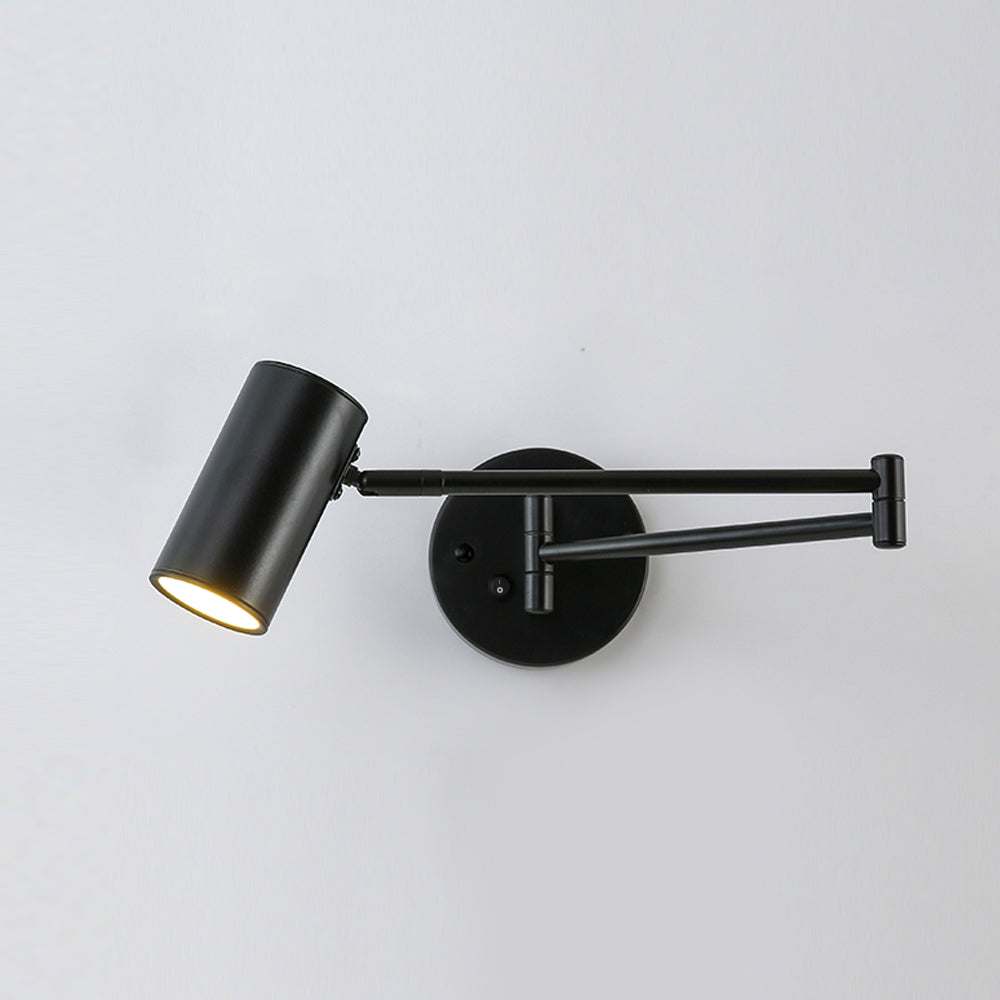 Lustra Wall Sconce Brass Swing Arm Adjustable - Letslighting