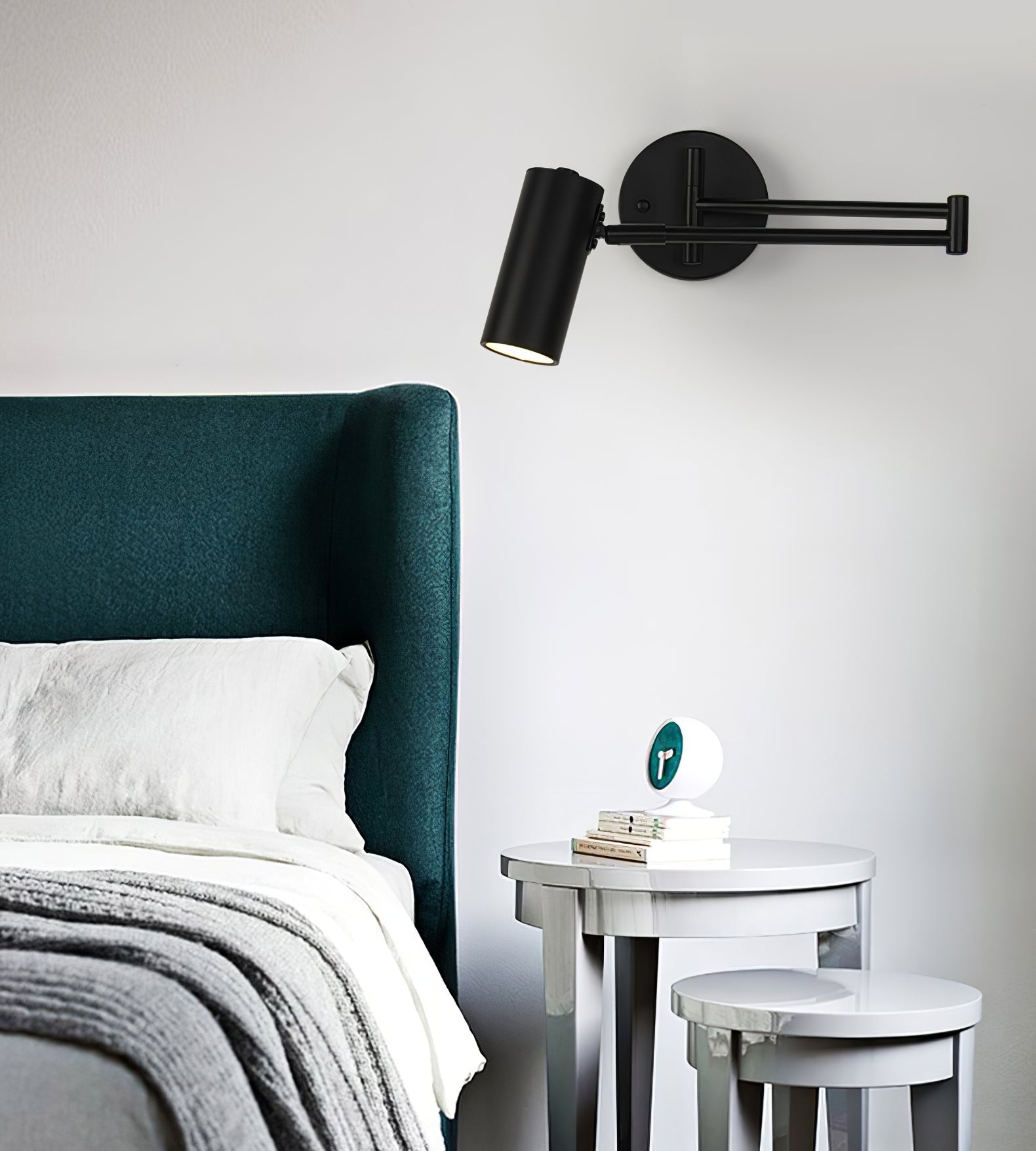 Lustra Wall Sconce Brass Swing Arm Adjustable - Letslighting