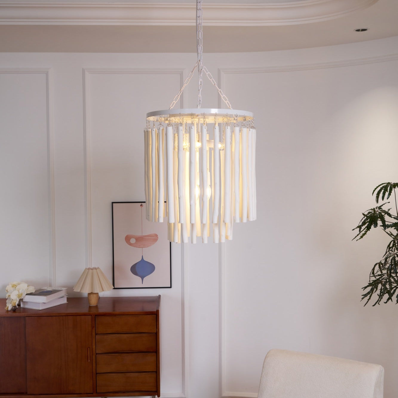 Nyphaiel Postmodern Luxury Wood Chandelier - Letslighting