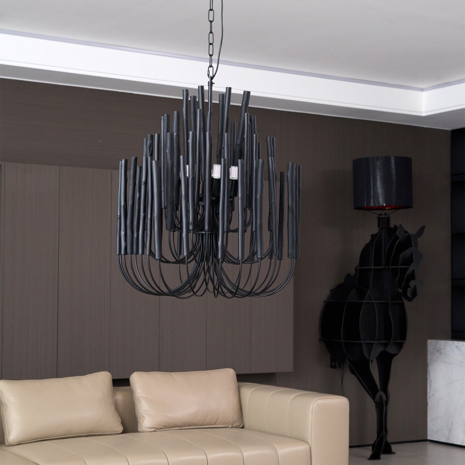 Nyphaiel Postmodern Luxury Wood Chandelier - Letslighting