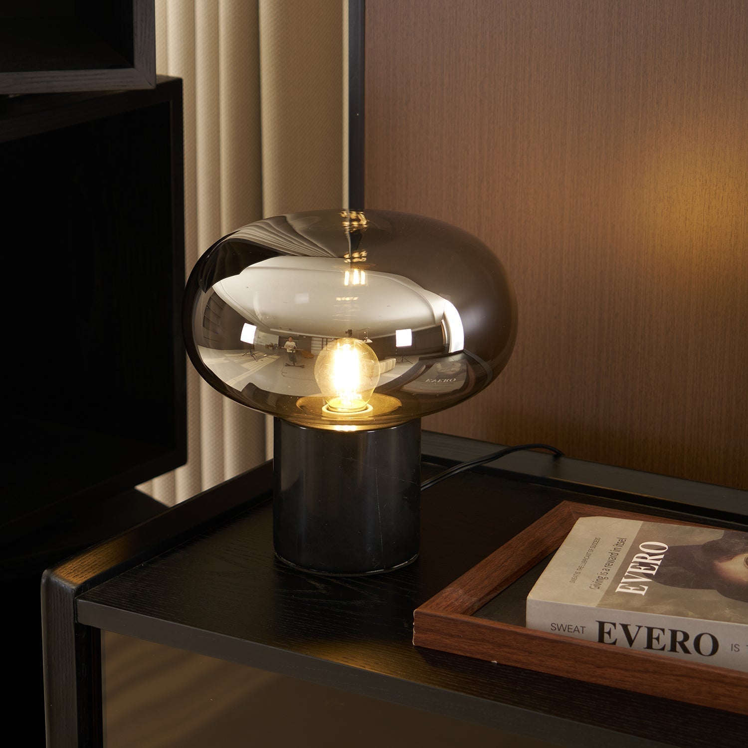 Rova Marble Industrial Table Lamp - Letslighting