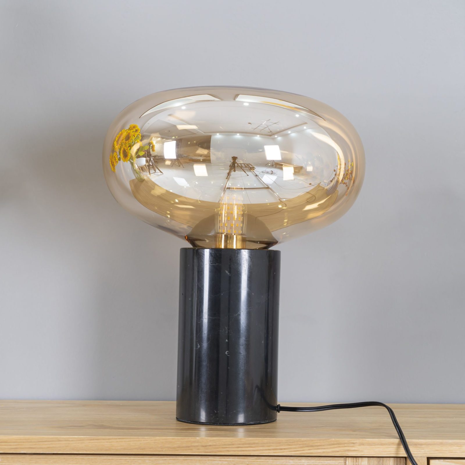 Rova Marble Industrial Table Lamp - Letslighting