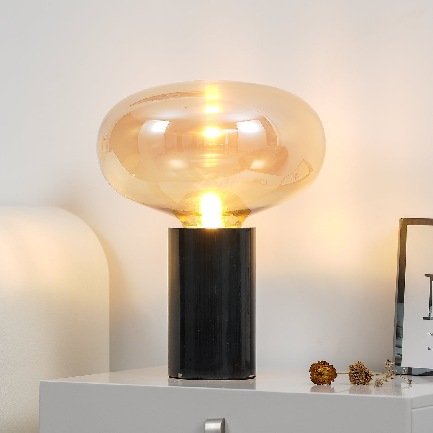 Rova Marble Industrial Table Lamp - Letslighting