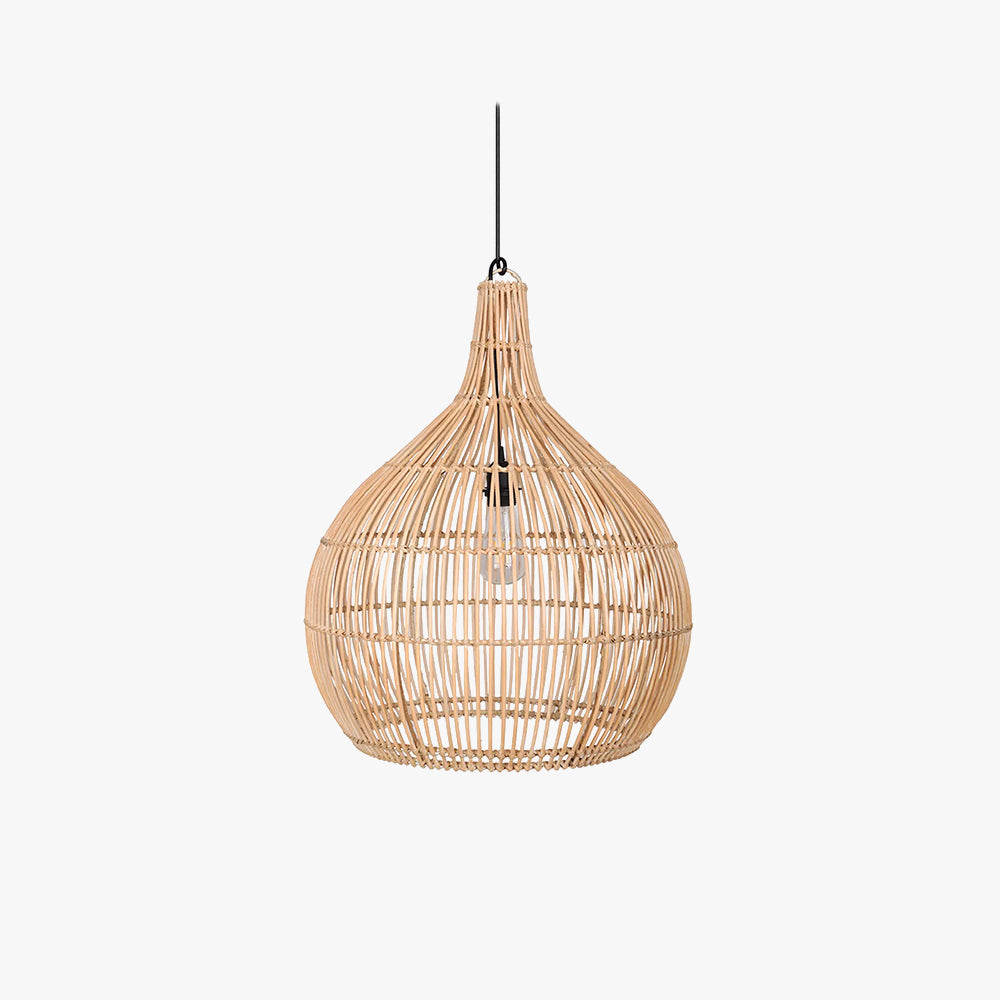Muto Japanese Creative Pendant Light Rattan Dining Room/Bedroom