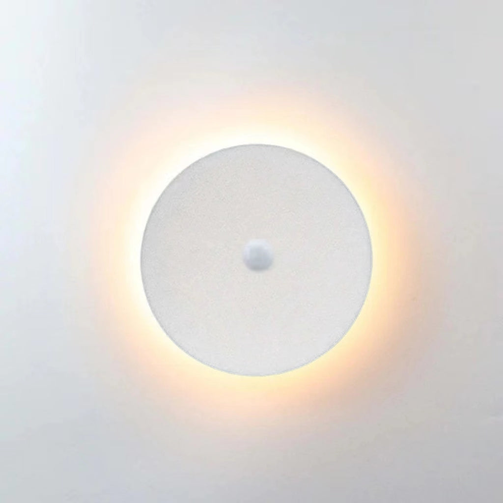 Ray Minimalist Round/Square Outdoor Wall Lamp LED, Black/White