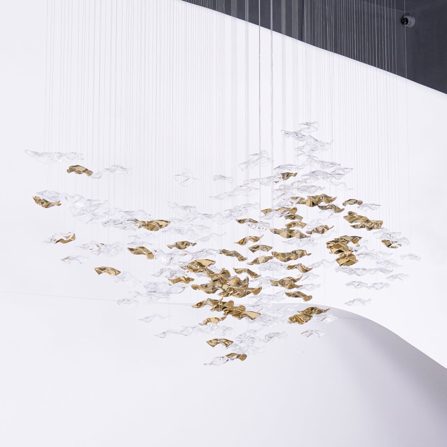 Vecarisra Luxury Tidal Art Glass Pendants Lamp - Letslighting