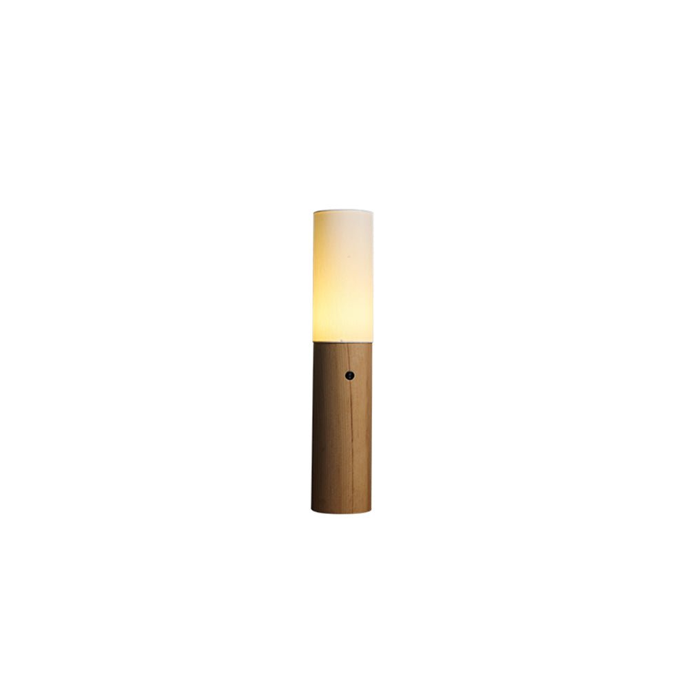 Vero Timber Column Floor Lamp - Letslighting