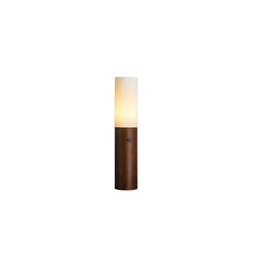 Vero Timber Column Floor Lamp - Letslighting