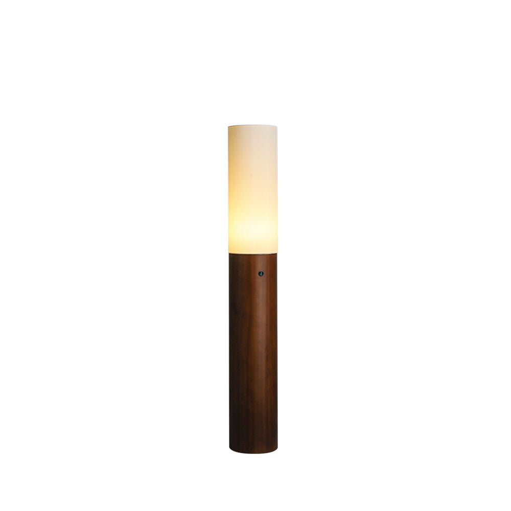 Vero Timber Column Floor Lamp - Letslighting