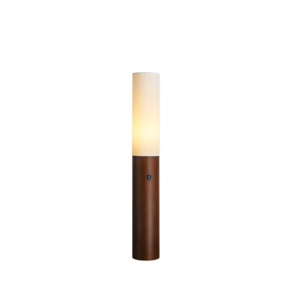 Vero Timber Column Floor Lamp - Letslighting