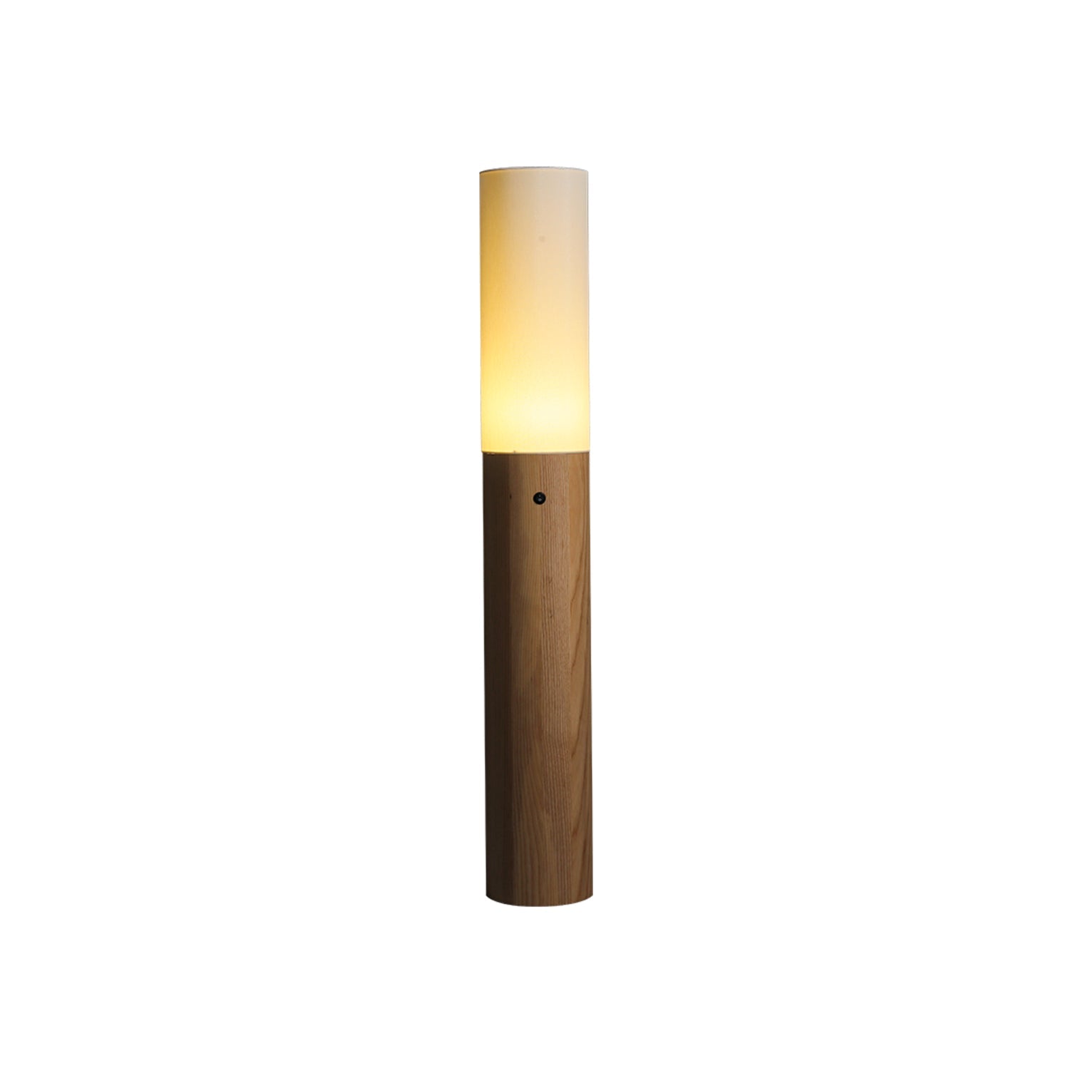 Vero Timber Column Floor Lamp - Letslighting