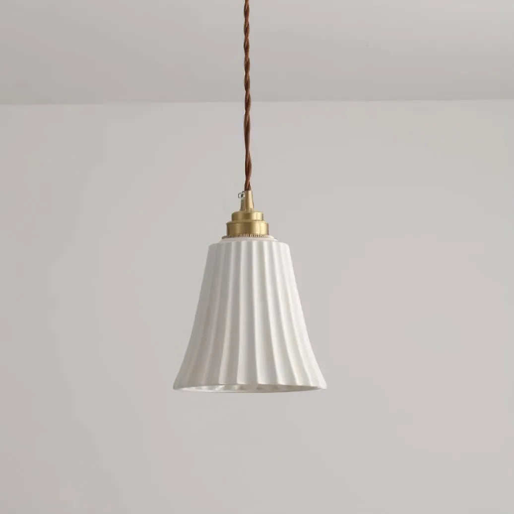 Arisha Trumpet Ceramic Pendant Light