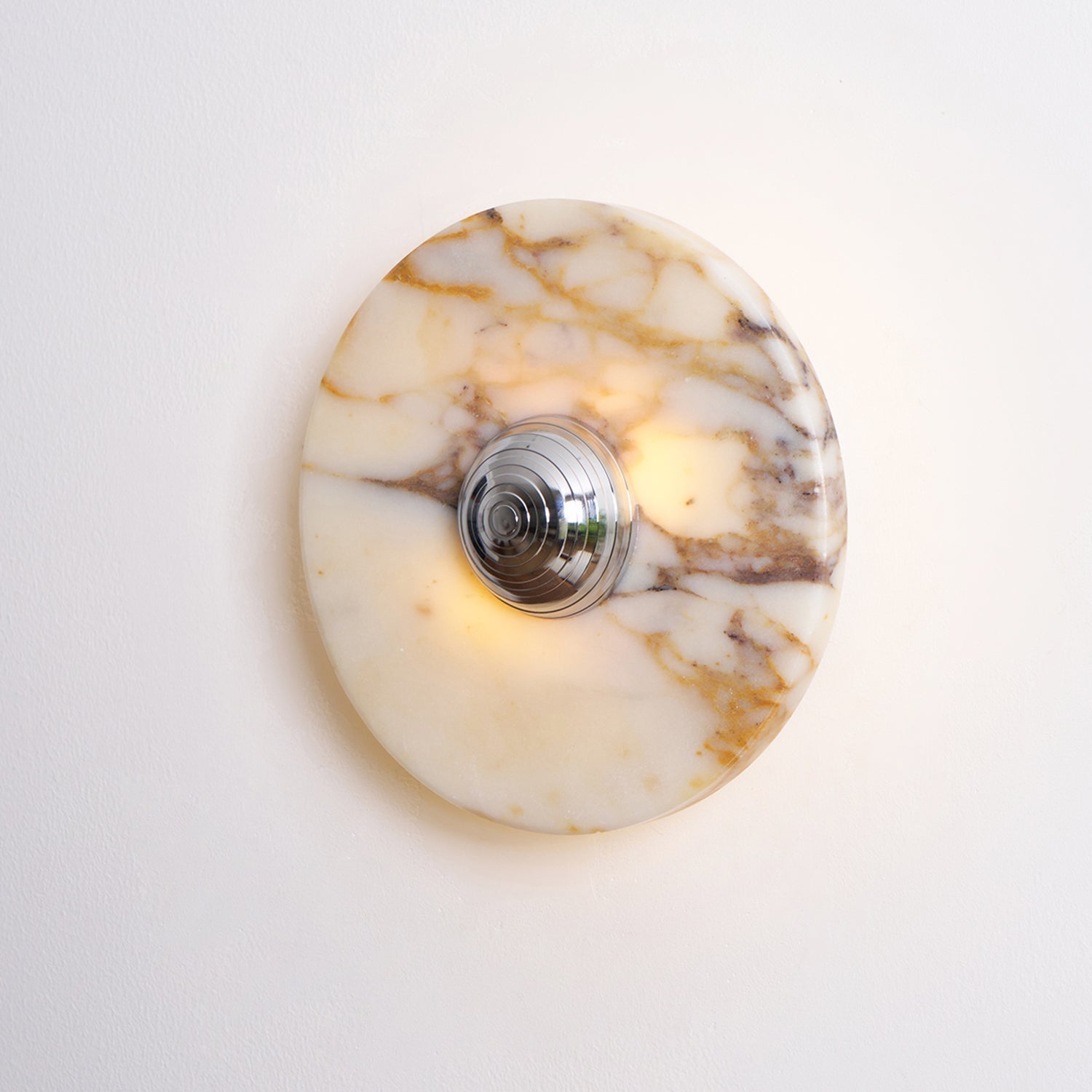 Sfera Applique Murale Moderne LED Disque en Marbre - Neutralighting