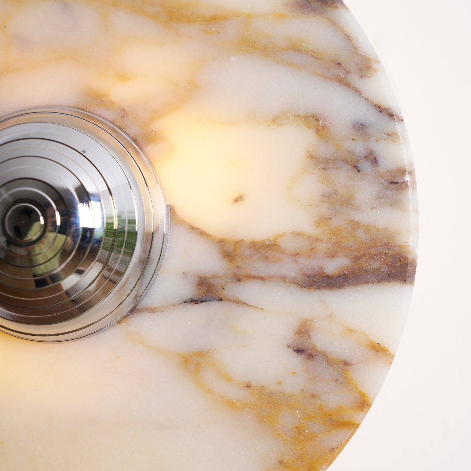 Sfera Applique Murale Moderne LED Disque en Marbre - Neutralighting