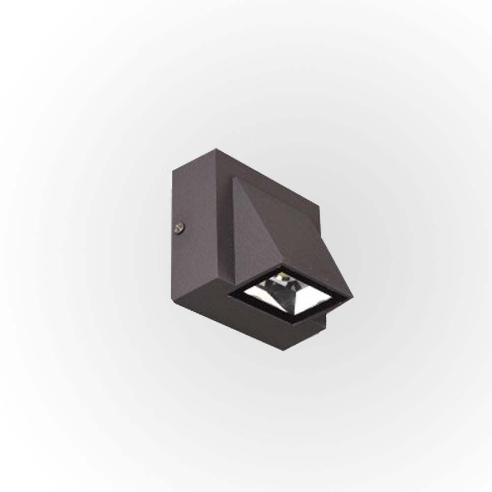 Ray Modern Black Metal LED Outdoor Wall Lamp
