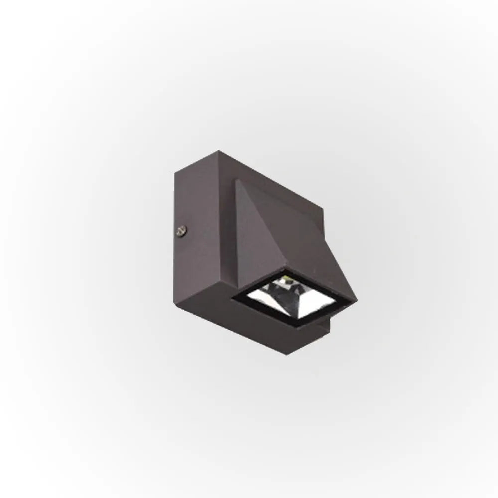 Ray Modern Black Metal LED Outdoor Wall Lamp