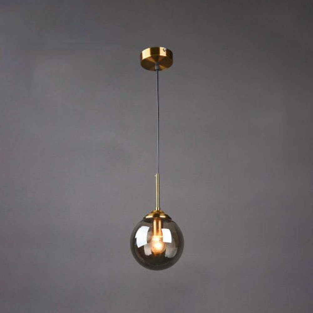 Valentina Designer Bubble Glass Pendant Light, Smoke/Clear/Amber