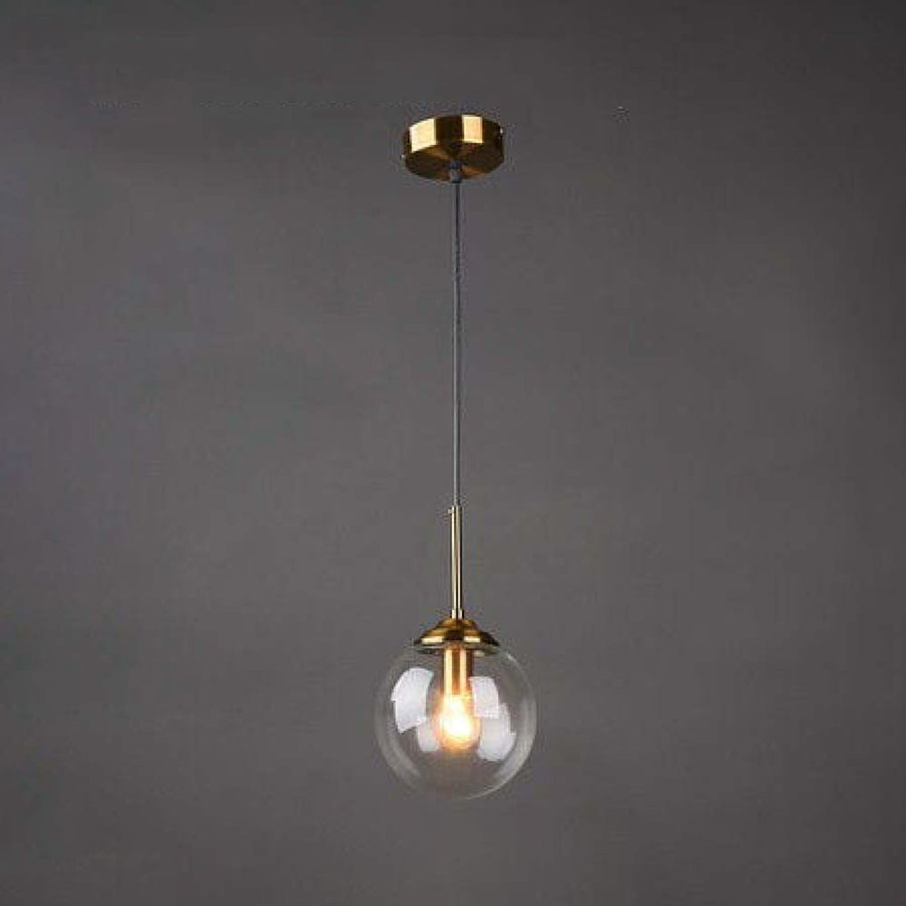 Valentina Designer Bubble Glass Pendant Light, Smoke/Clear/Amber