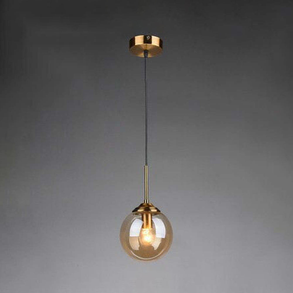 Valentina Designer Bubble Glass Pendant Light, Smoke/Clear/Amber