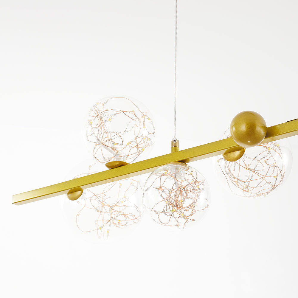 Valentina Art Deco Luminous Sphere Cluster Glass Pendant Light