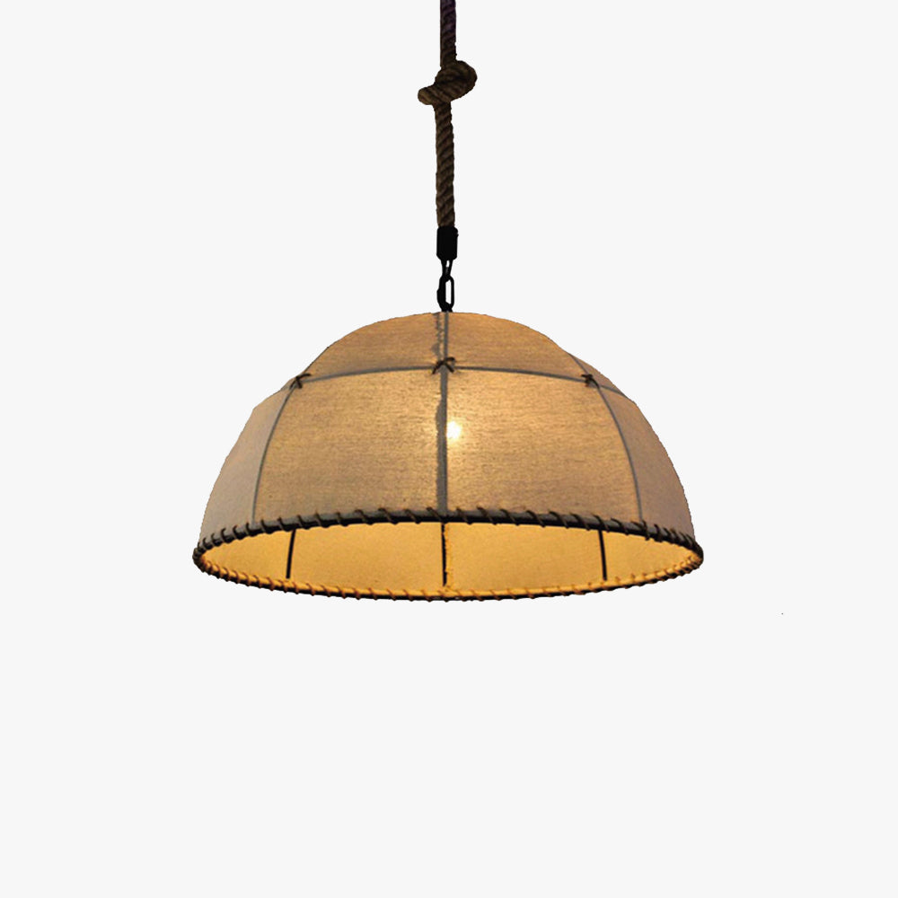 Ritta Industrial LED Pendant Light Metal Rope Bedroom