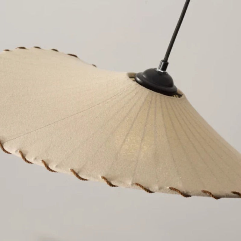 Avi Wabi-Sabi Retro LED Pendant Light Fabric/Metal Dining/Living Room