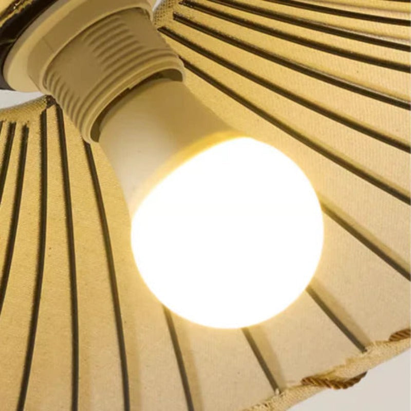 Avi Wabi-Sabi Retro LED Pendant Light Fabric/Metal Dining/Living Room