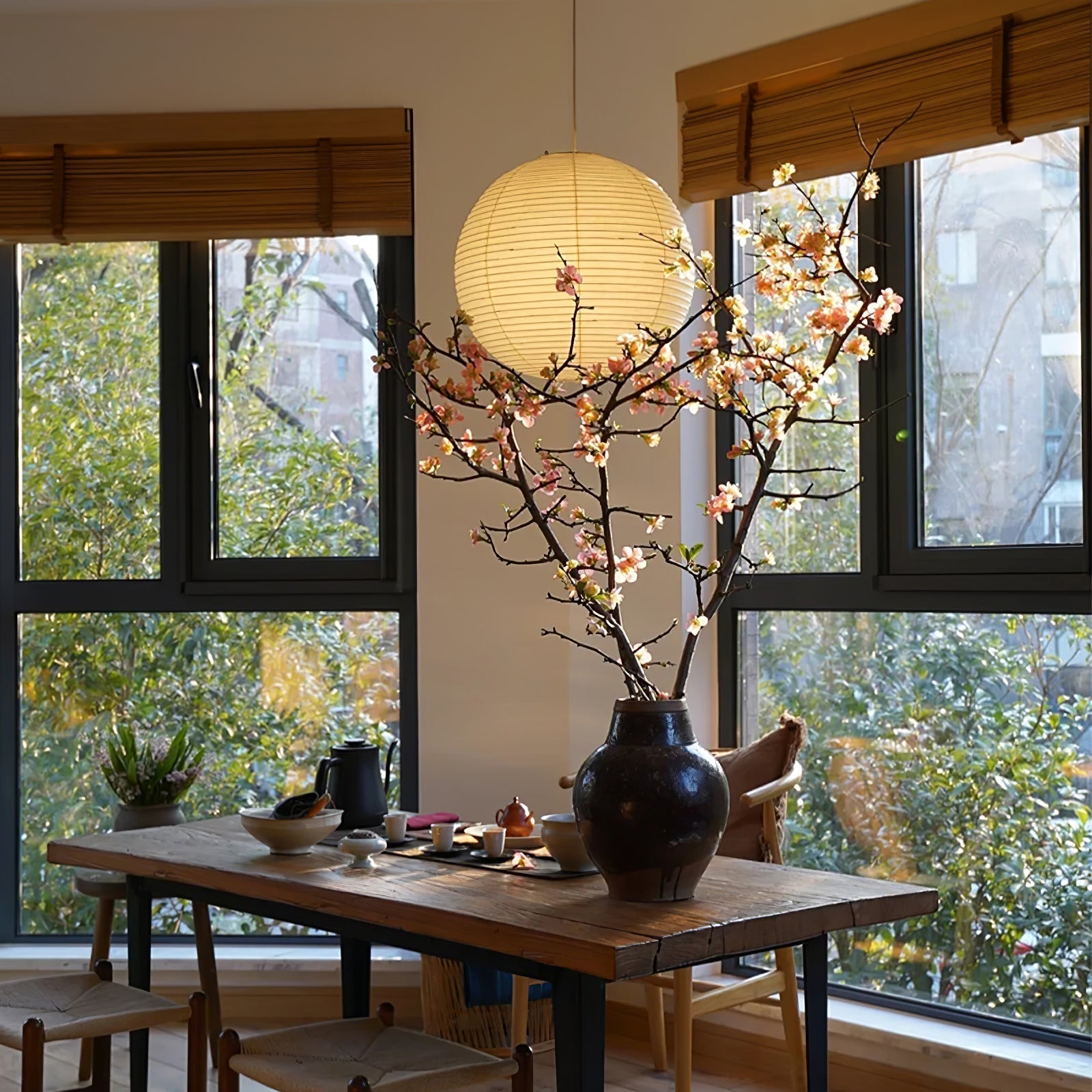 Lustra Pendant Lamp Paper for Living Room - Letslighting