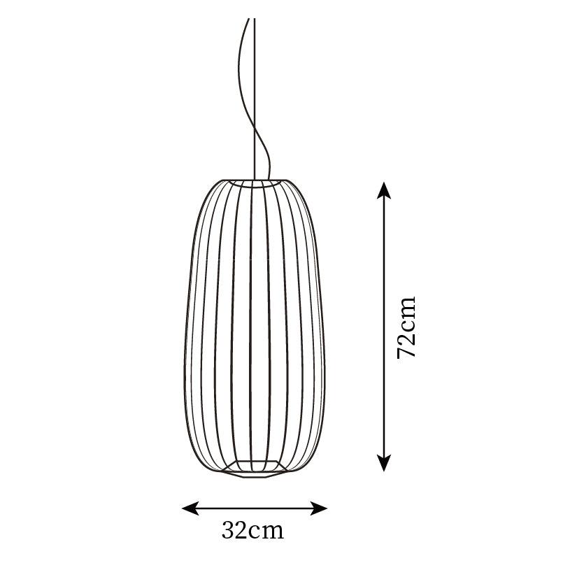 Aero Lightweight Spokes Cage Pendant Light - Neutralighting