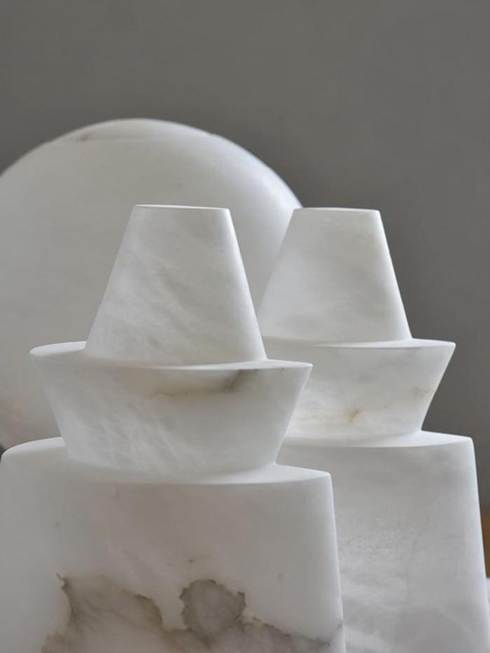 Curineth Minimalist Alabaster Pendant Light - Letslighting