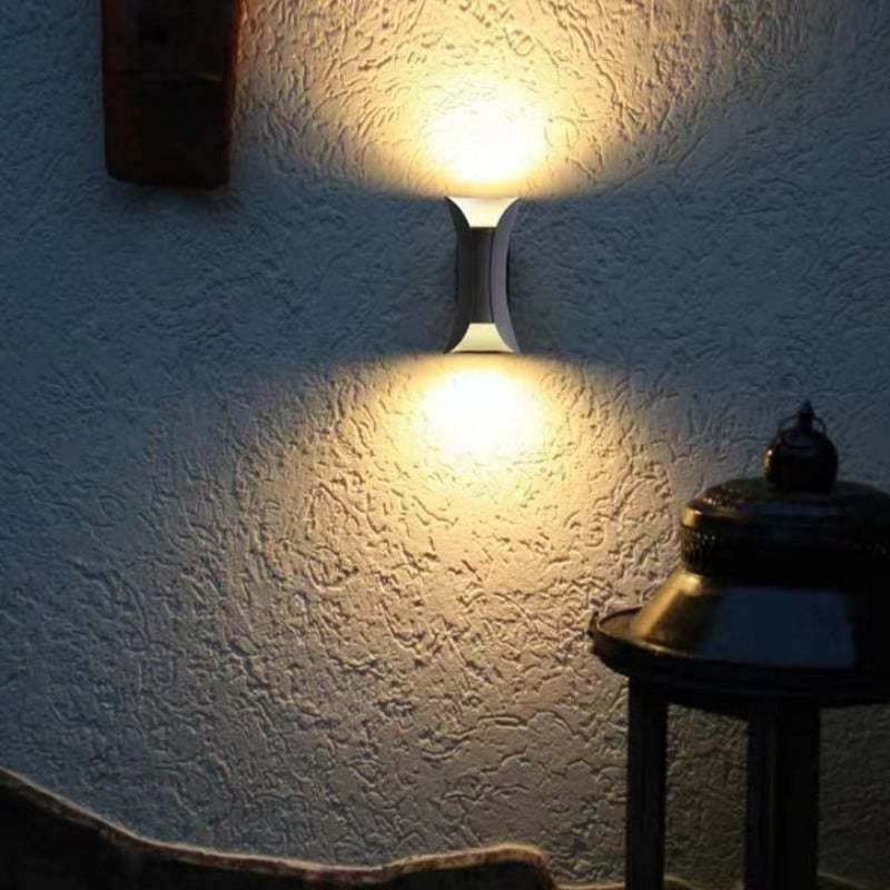 Ray Curved Outdoor Wall Mounted Led Lamp