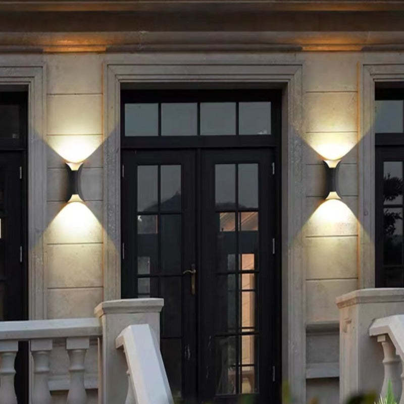 Ray Curved Outdoor Wall Mounted Led Lamp