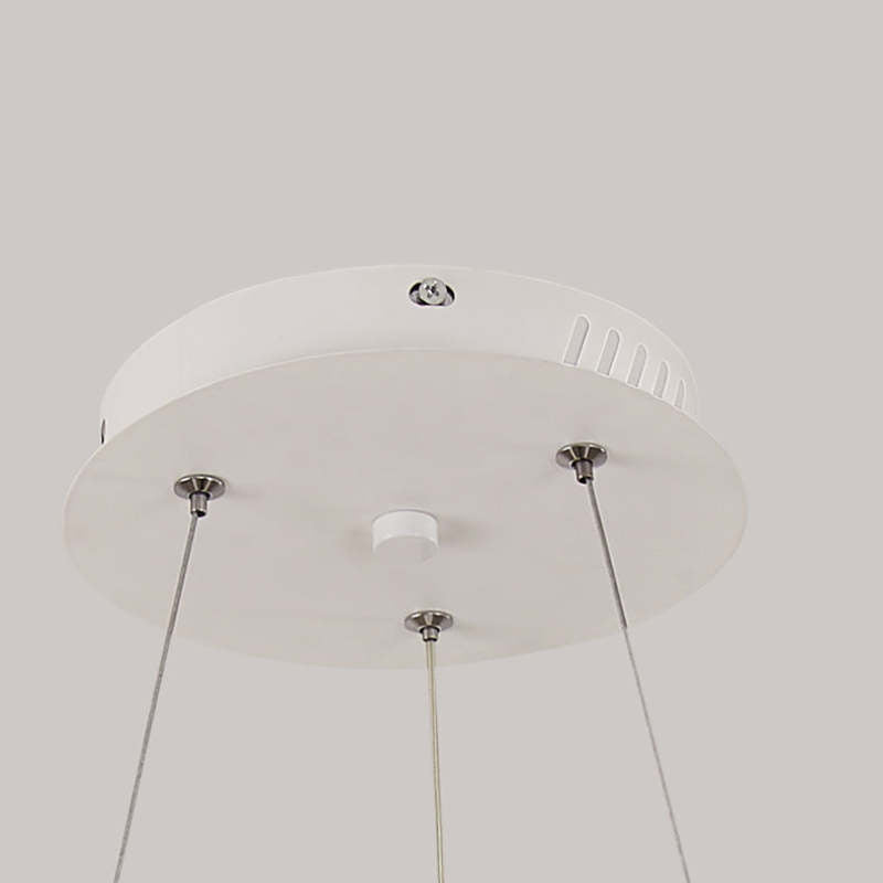 Muto Modern Ring Wood Pendant Light