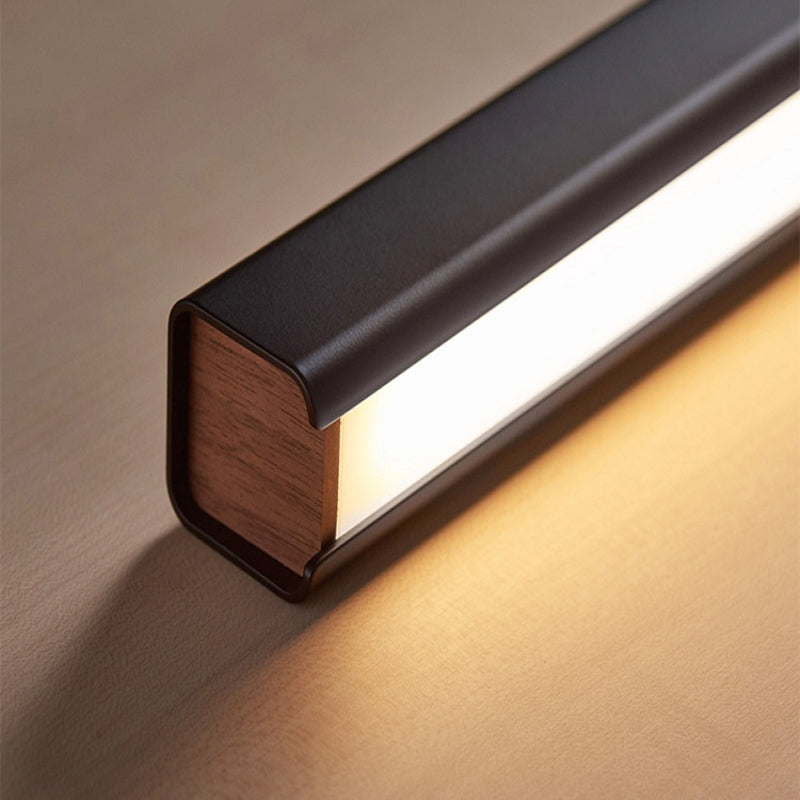 Arisha Minimalist Classic Black & White Linear Pendant Light