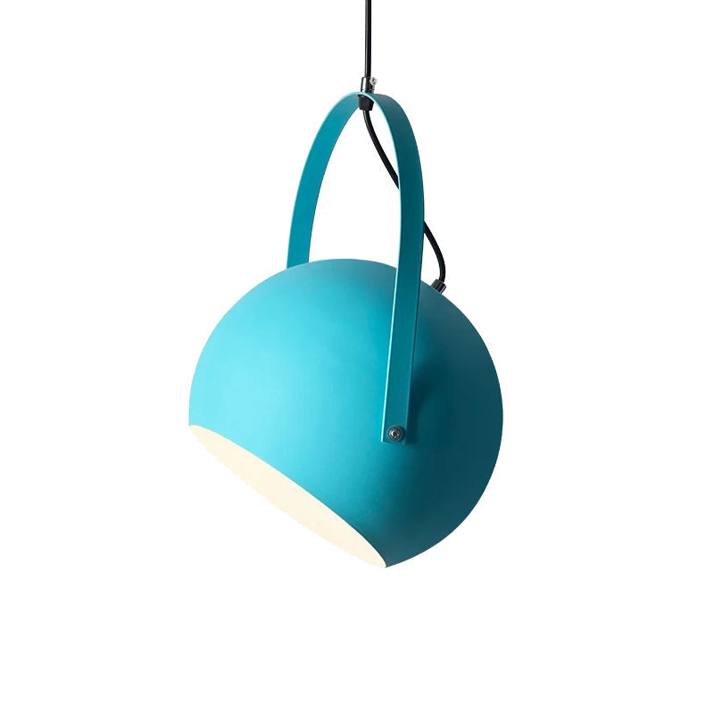 Aira Colorful Art Deco Pendant Light, Spherical, Bedroom