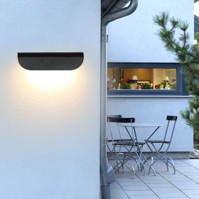 Ray Modern Outdoor Wall Lighting, Waterproof, Curved